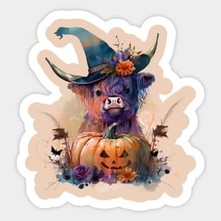 Highland Cuteness Sticker